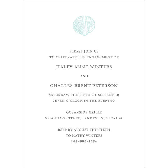 Seaside Invitations